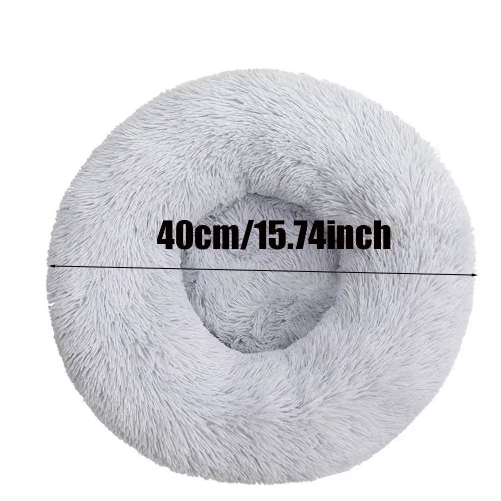 Cat Bed Warm Sleeping Cat Nest Soft Long Plush Household Pet Bed for Dogs Basket Cushion Cat Bed Cat Mat Animals Sleeping